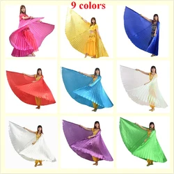 Wholesale professional belly dance Isis Wings fashion adult size Oriental dancing Wings for Women/Girls (no Sticks) 9 colors