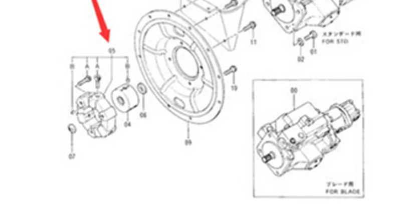 New Hydraulic Pump Coupling 4275308 for Hitachi Excavator EX60-2 EX60-3 EX75UR