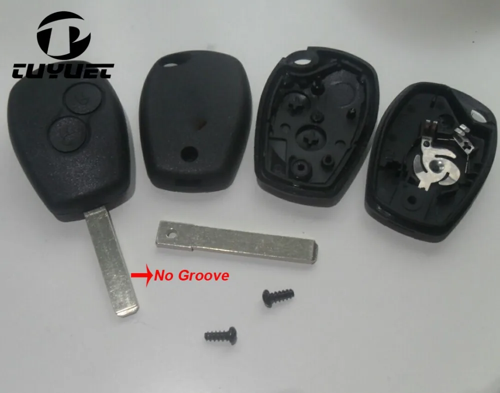 2 Buttons Remote Key Shell for Renault Modus Clio 3 Twingo Car Key Blanks Replacement