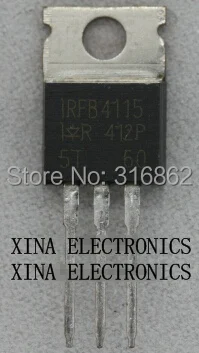 

IRFB4115PBF IRFB4115 FB4115 150V 104A TO-220 ROHS ORIGINAL 10PCS/lot Free Shipping Electronics composition kit