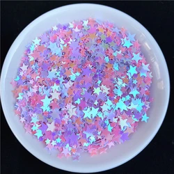 20g Mix Bianco Rosa Star Del Chiodo Paillettes Multi Formato 3 millimetri 4 millimetri 5 millimetri Star Paillettes Paillette, unghie Artistiche manicure/decorazione di cerimonia nuziale confetti