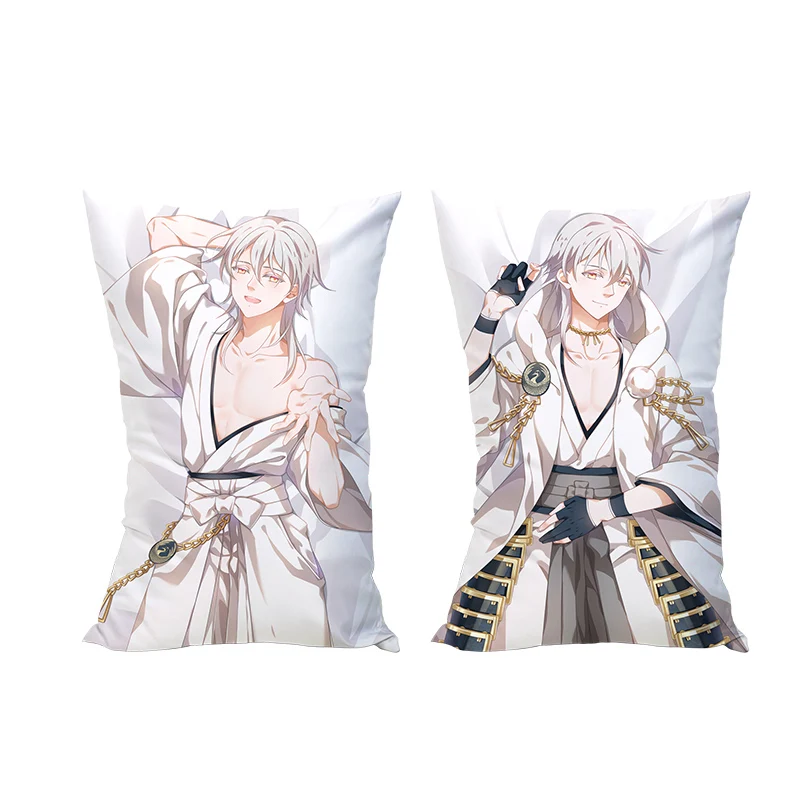 Anime JK Game Touken Ranbu Online Tsurumaru Kuninaga 40*60cm Cosplay Male Back Plush Stuffed Pillow Cushion Home Decor Gift