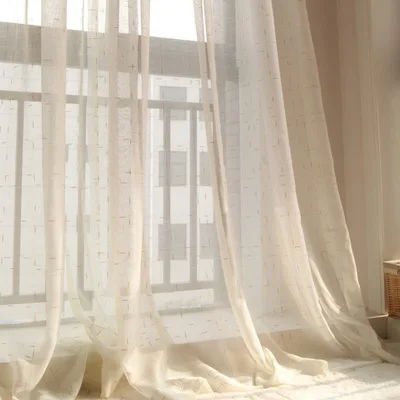 High-End White Tulle Voile Curtains for Living Room  Voile Curtains  270cm  Fashion  2015