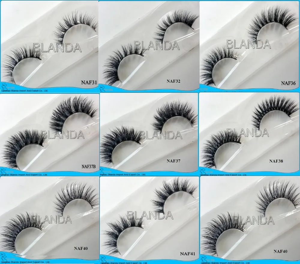 Aux états-unis, 400 paires de Faux cils 3D en vison épais, duveteux, naturels, extensions, maquillage