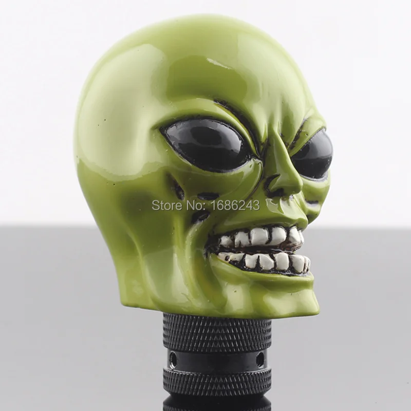 Aliens Head Model Car Truck Shifter Gear Shift Knob Manual Lever Stick Universal