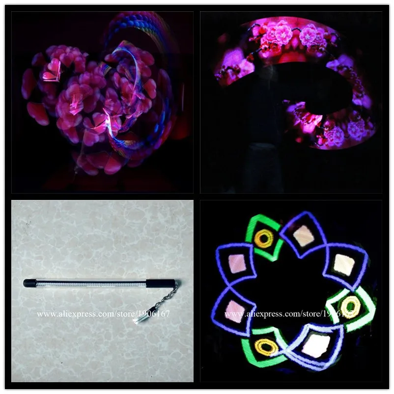 2pcs/lot Hot Sale Led Programmable Kunfu Magic stick 60 Pixels Visual Poi Led USB Stick