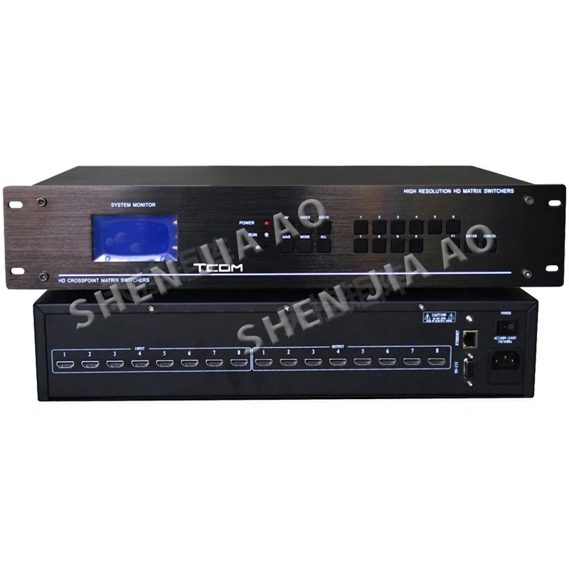 

Ultra HD 4K engineering hdmi matrix 4 in 8 out HDMI audio and video matrix Support Blu-ray DVD/ 3D / HDCP / 1080P video Supplies