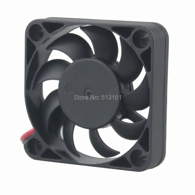 200PCS/Lot Gdstime Mini 50mm 50x50x12mm DC 5V 2Pin Brushless Cooler 9-Blade Cooling Fan 5010