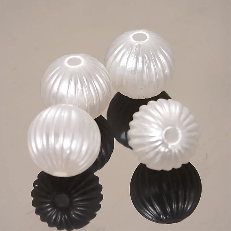 Miasol 100 Pcs 10mm Plating Acrylic Vintage Retro Ethnic Stripe Round Antique Design Spacers Beads For Diy Jewelry Making