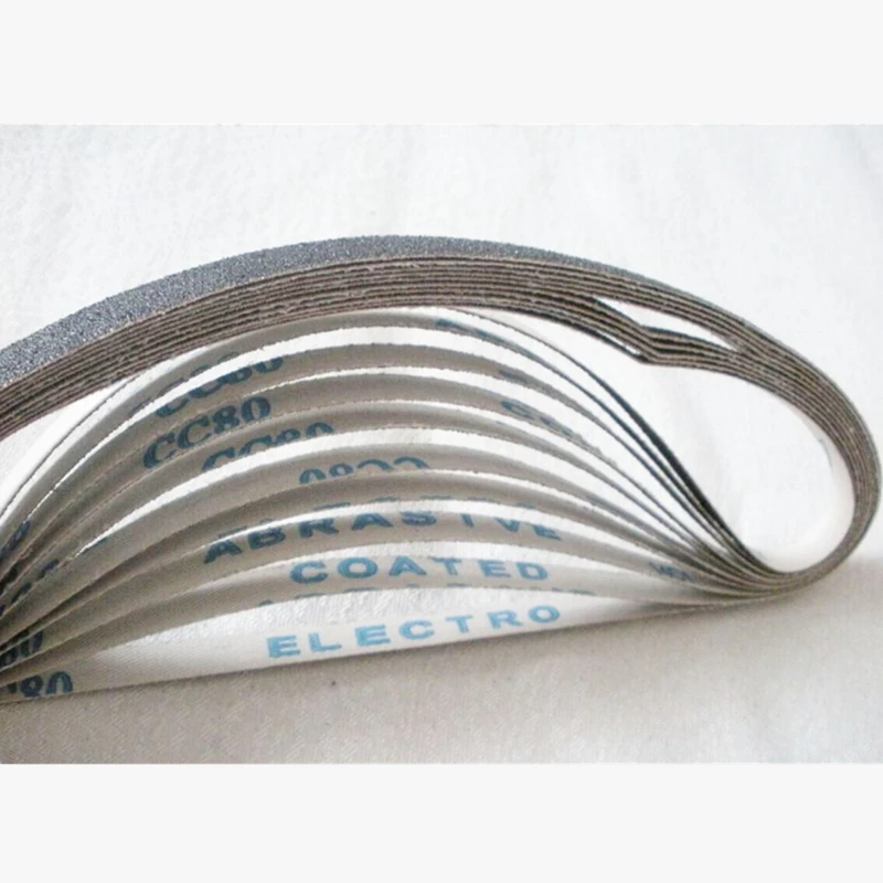 Cinturones de lijado abrasivos accesorios para carpintería de metal lijadora neumática máquina lijadora neumática cinta de aire lijadora de papel