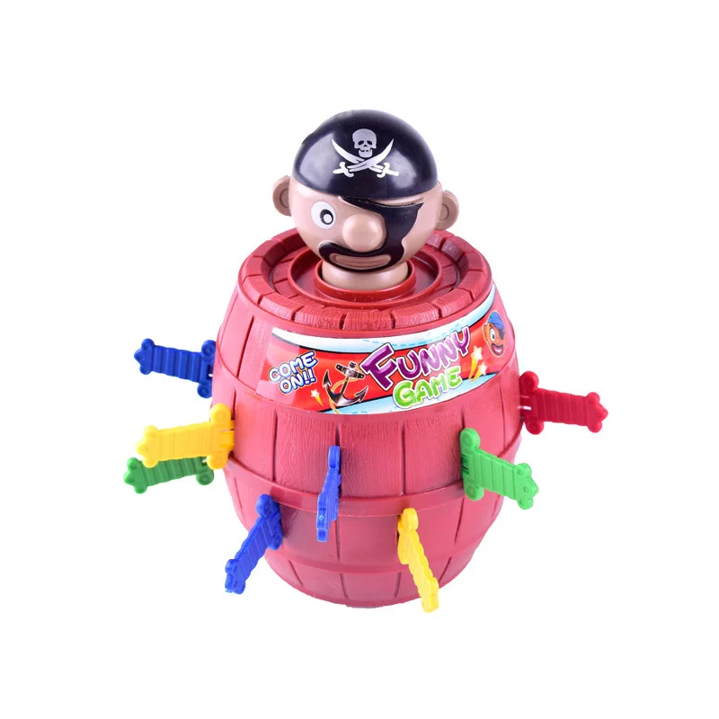 Lucky Stab Pop Up Toys Tricky Pirate Barrel Funny Lucky Game Intellectual Game Novelty Toy for Kids and adults