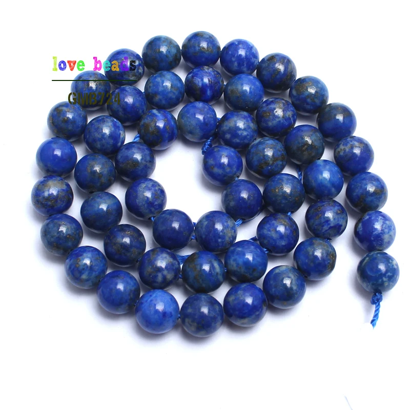 AA Natural Lapis Lazuli Stone Beads for Jewelry Making Diy Beads Bracelet Necklace 4/6/8/10mm Round Loose Beads 15 inches