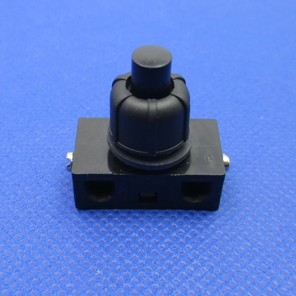 5 pcs Lamp electrical fittings with nut micro-motion small switch Self-locking push button switch Screw assembly