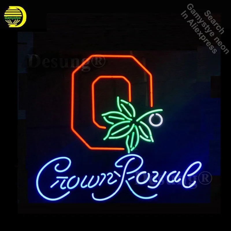 

Sports OSB Team Crown Roya Sign Neon Signs Handcrafted Brand Neon Bulb Beer Bar Pub Room Decor Iconic Sign Professional Light