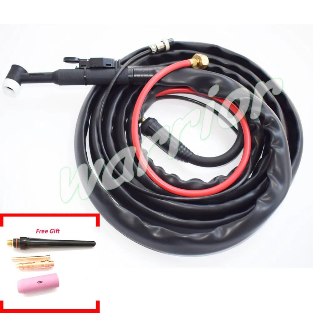 

WP-17 Torch Complete TIG Welding Gas Electricity Seperated Leather Cover 4 meters 12FT