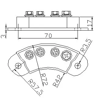 New in original Rectifier controller module:  MXY(I)50-16   MXG(I)50-16   50A 1600V (  Four terminal / Installation pitch 70 mm)