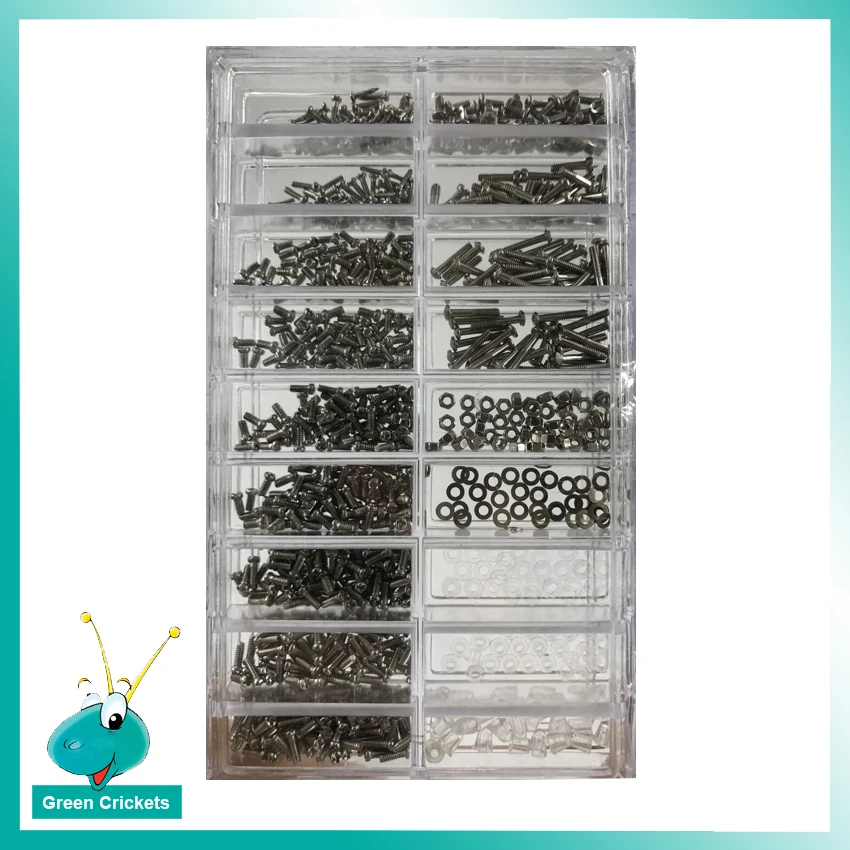 1000pcs/box assort size Tiny Scews for Glass/Watch Repair Replacement parts screw