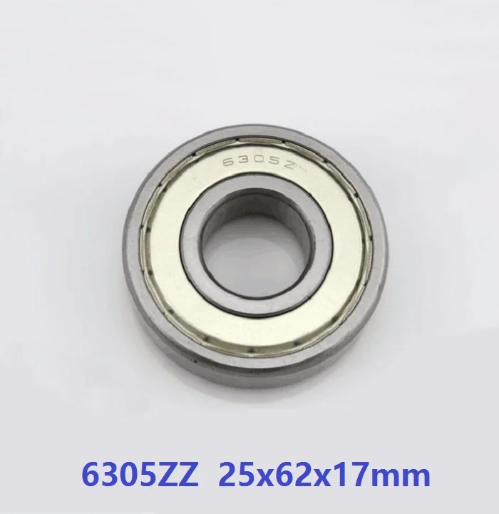 

50pcs/lot 6305ZZ 6305-2Z 6305 ZZ Z B 25*62*17mm Deep Groove Ball Bearings 25x62x17mm 6305Z