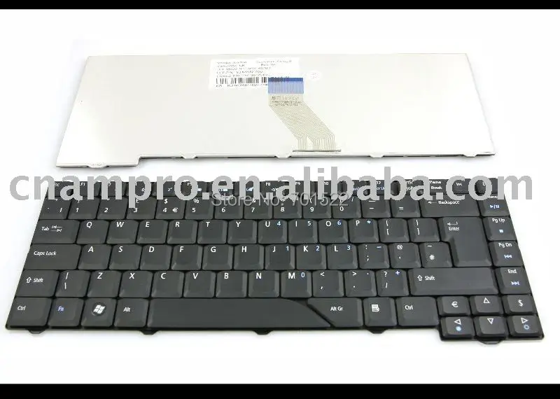 New Notebook Laptop Keyboard for Acer Aspire 4530 4710 4720 4930G 5300 5730 5732 5739 6935 Black UK (GB) Version - NSK-H370U