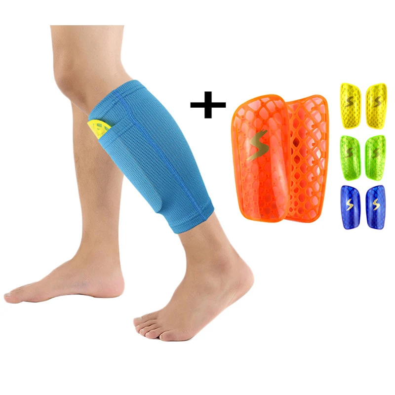 Adult Soccer leg sleeves Football Leg Support Sleeves warmers Sports Shin Guards calf protector football socks football shields