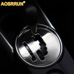 For Mitsubishi ASX 2011 2012 2013 2014 2016 2018 Stainless steel Automobile Gear Cover Stickers Car Accessories Trim