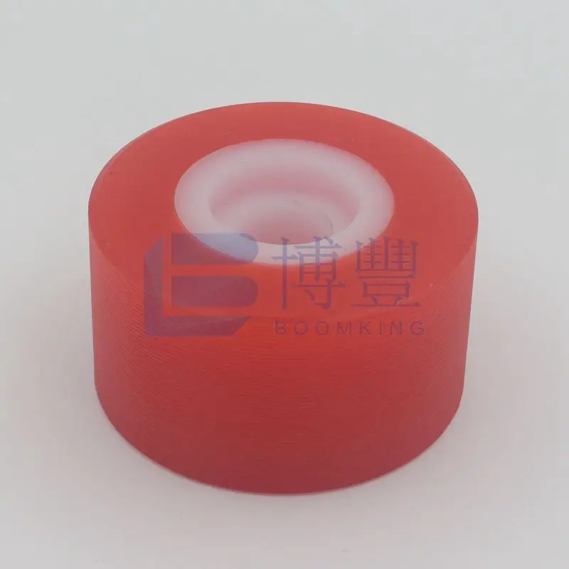 

Red idler wheel for Glove glass double machine. rubber wheels.