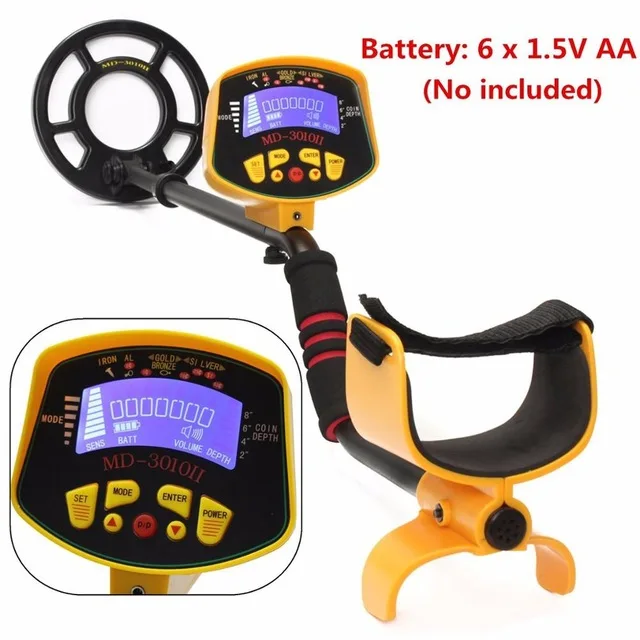 Md3010ii metal o detector, inventor subterrâneo do ouro, busca, jogo do escavador, máquina do verificador, detector de metais, detecção do gem