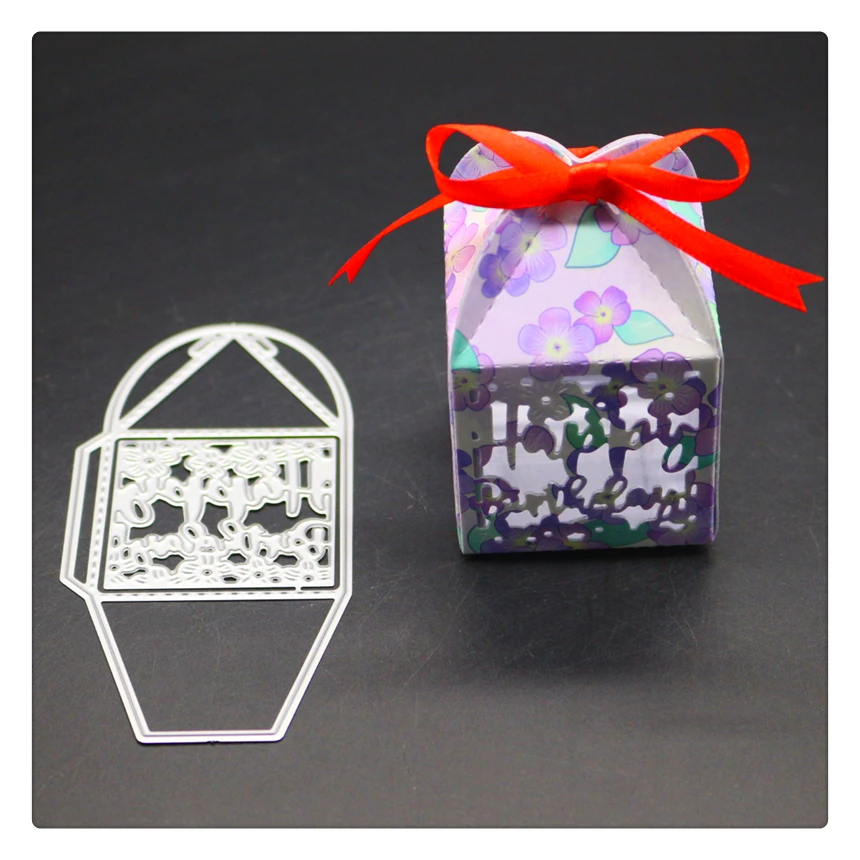 YINISE Die Cut Metal Cutting Dies For Scrapbooking Stencils CANDY BOX DIY PAPER Album Cards Decoration Embossing Folder Die Cuts