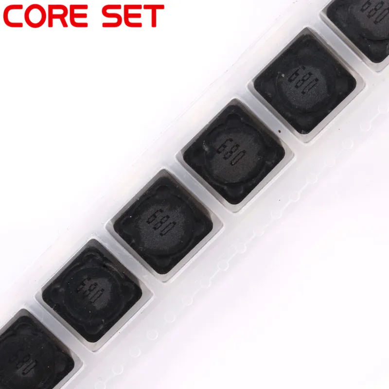 60pcs 12Values Shielded Inductor SMD Power Inductors Assortment Kit 4.7UH-470UH 12*12*7MM CDRH127R