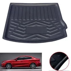 Car Rear Trunk Liner Cargo Mat Luggage Pad Car Accessories For Mazda 3 Axela 2014 2015 2016 2017 2018 Hatchback