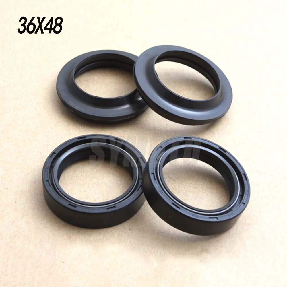 36X48X11 Motorcycle Double spring Front Fork Damper oil seal cover For XR200R EX250 EN450 EN500 EX500 KZ550 KZ750 YZ125 36*48