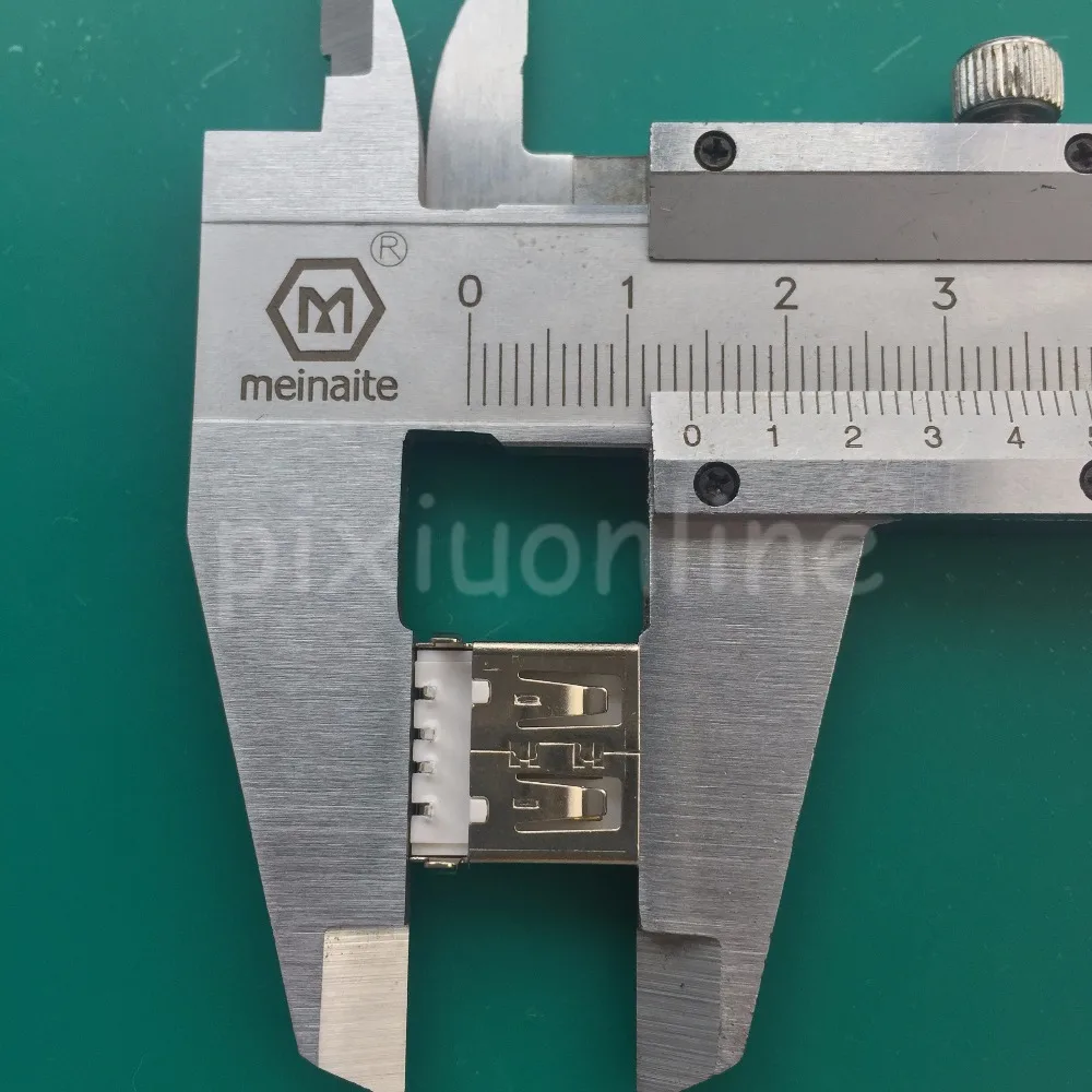 10 stücke g52 usb 2,0 4pin eine Art Buchse Stecker 2 Fuß 90 Grad für die Daten übertragung aufladen