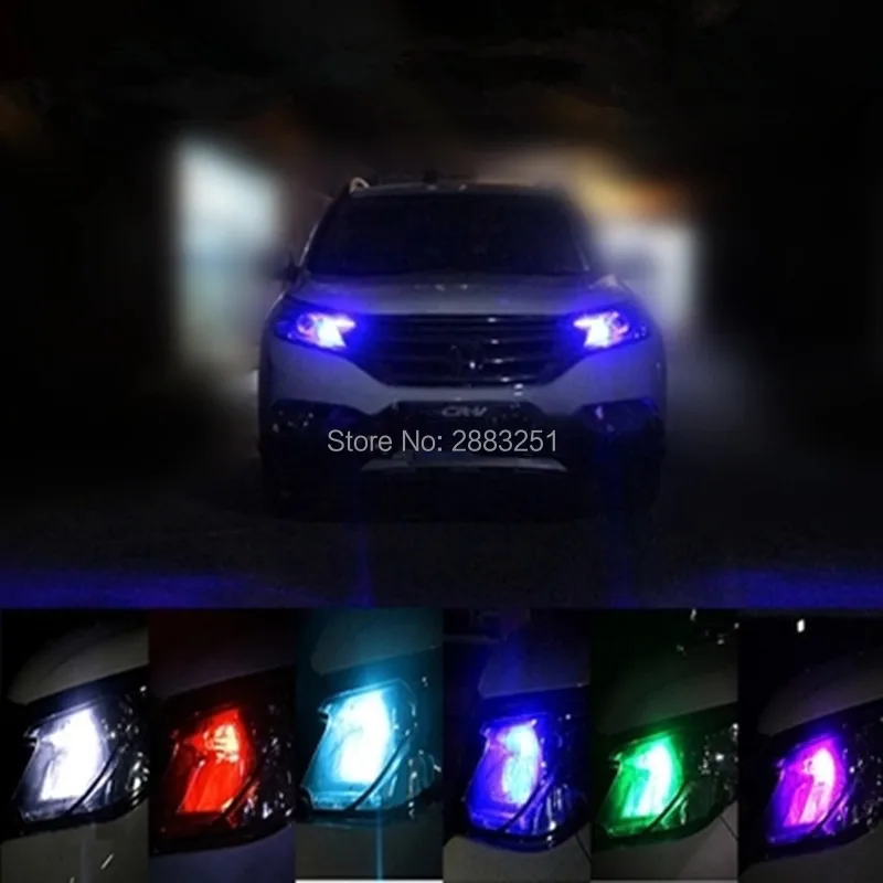 car LED colour Super Bright T10 wide lamp W5W for lada granta vesta priora kalina Largus Niva samara Datsun car Signal Lamp