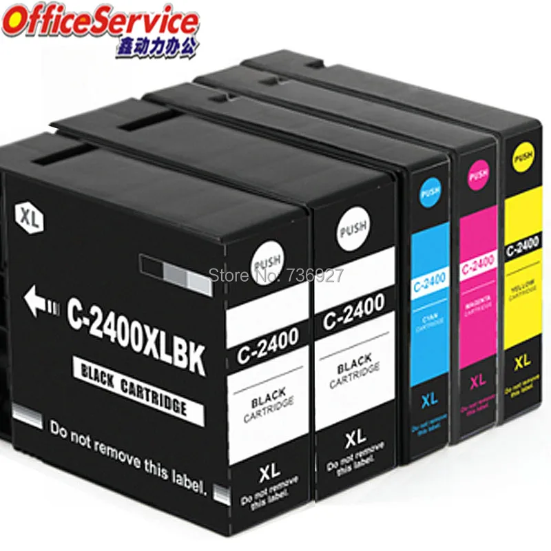 PGI-2400 PGI2400 2400xl ink cartridge Compatible for Canon IB4040 iB4140 MB5040 MB5140 MB5340 MB5440 printer