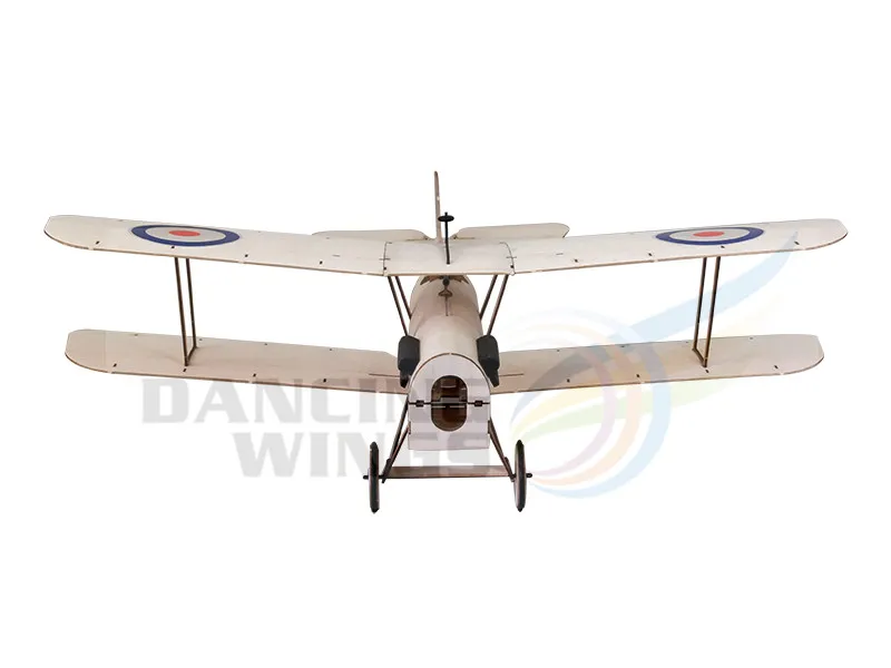 Free shipping RC Airplane Ultra-micro Balsawood Aircraft Light Laser-cut Airplane SE5A Aeromodelling Kit K4