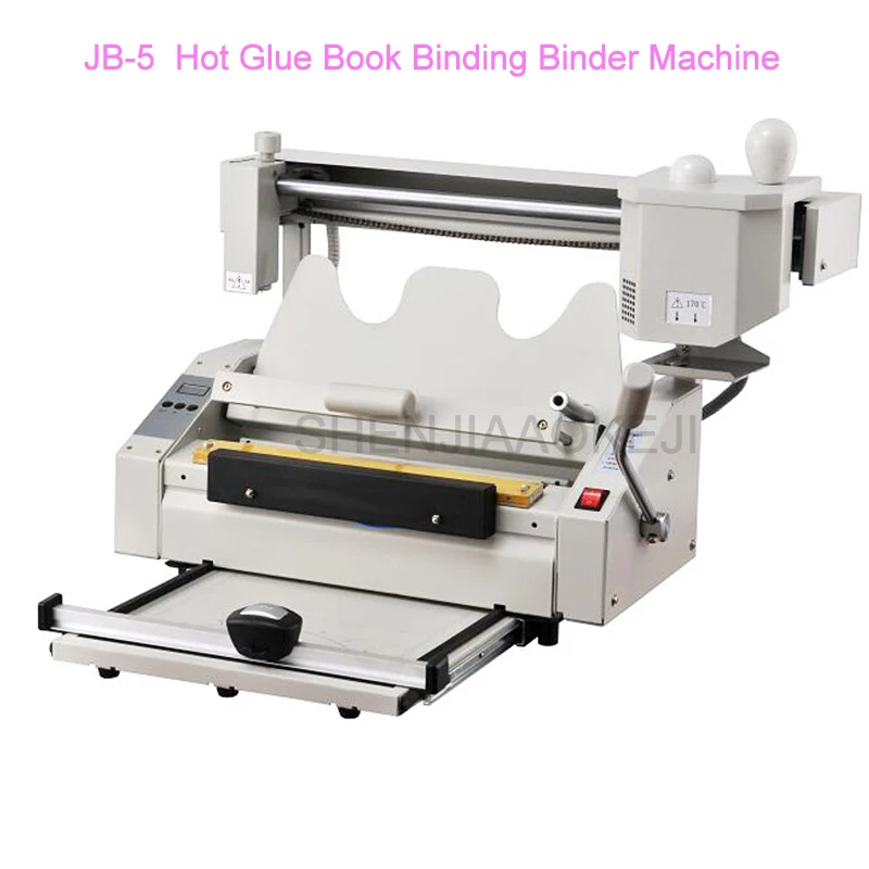 A4 Book Binding Machine Hot Melt Glue Book Paper Binder Puncher 220V/110V High Speed binding electric glue binding machine