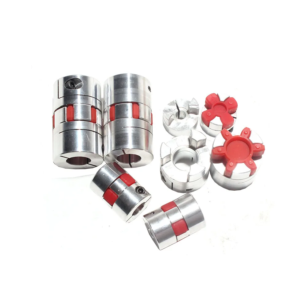 Connettore motore accoppiamento fiore di pruno albero in alluminio D25L34 4mm/5mm/6mm/6.35mm/8mm/10mm/12mm Albero flessibile