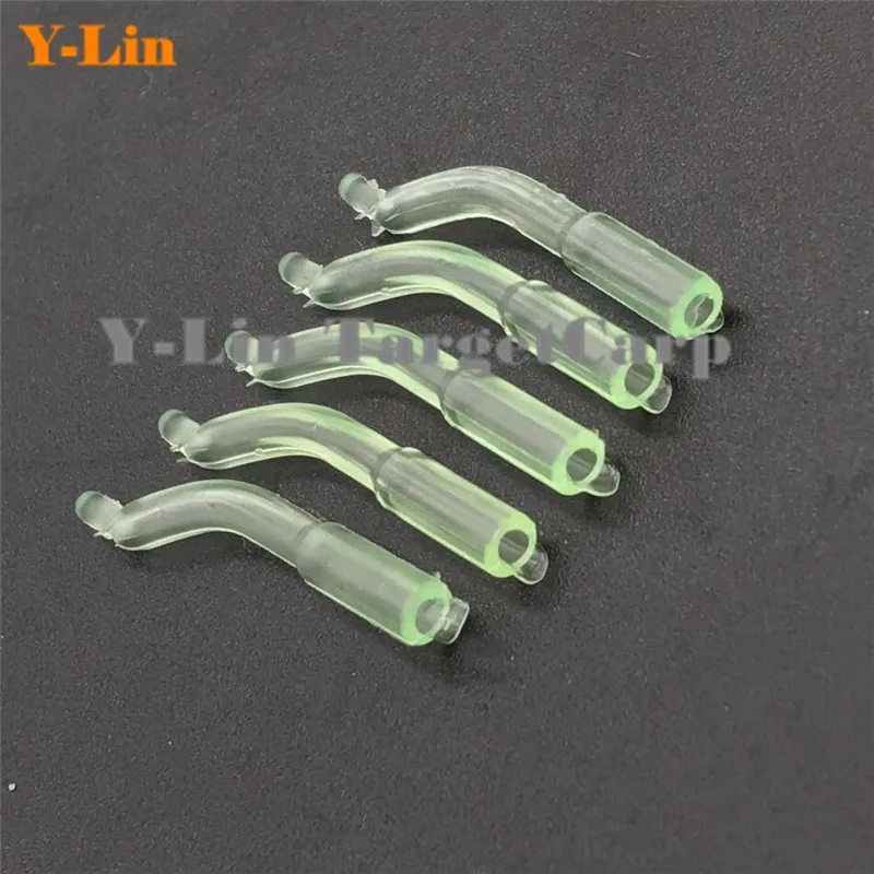 20pcs Carp Fishing Hook Sleeves Hair Rig Angle Sleeves Soft Anti Tangle Positioner Terminal Tackle Carp Fishing Accessories