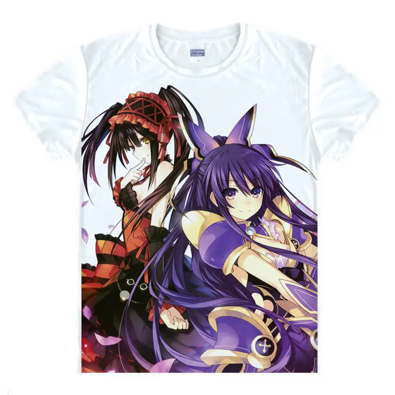 Yoshino T-Shirt Date A Live Shirt fashion t-shirts men anime cosplay costume kawaii Shirts japanese anime cosplay Anime shirts a