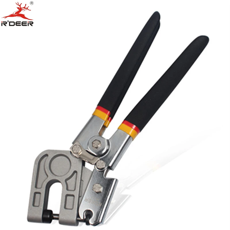 

RDEER Specialiied Trim-steel Keel Fixture Pliers 0.5-0.8mm Keel Fixing Tools One-Hand Punching Pliers Durable Tools