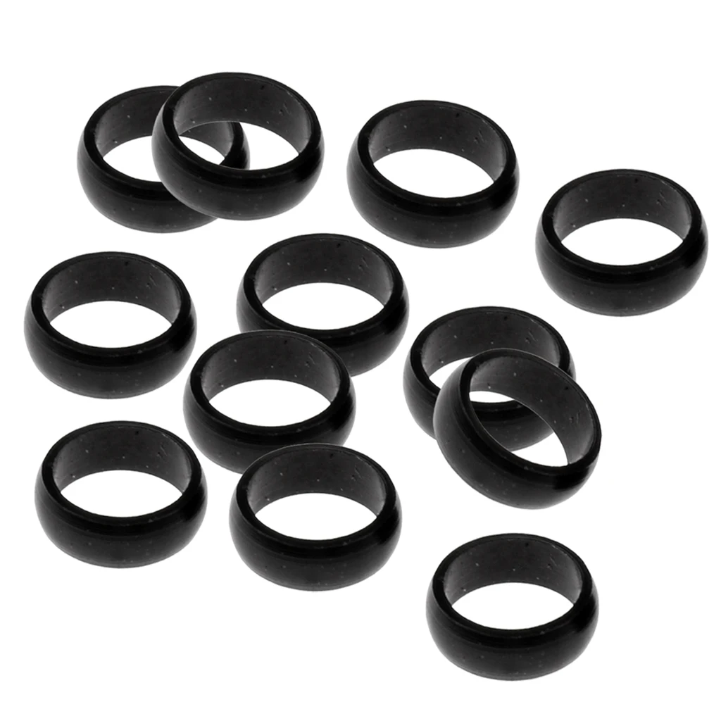 12pcs Dart Sharft Protector Flights O Rings Spare Gripper Ring Black O Rings for Dart Sharft Protect Darts Accessories