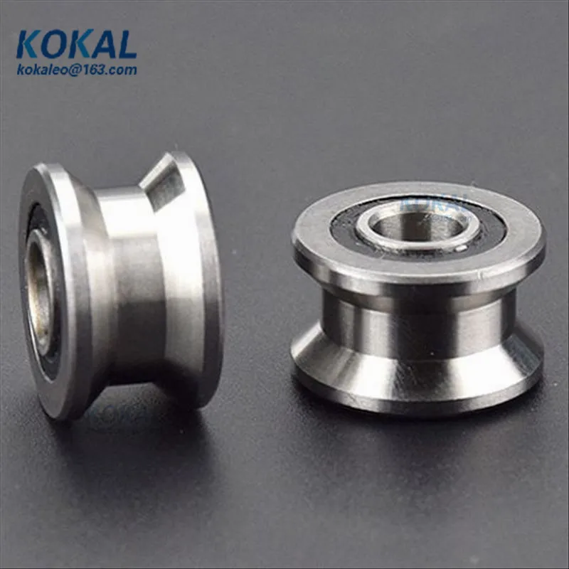 high loading T type h GROOVE U Groove ball bearing wheel pulley guide wire ball Assembly line roller wheel H TYPE FITTINGS BEAR