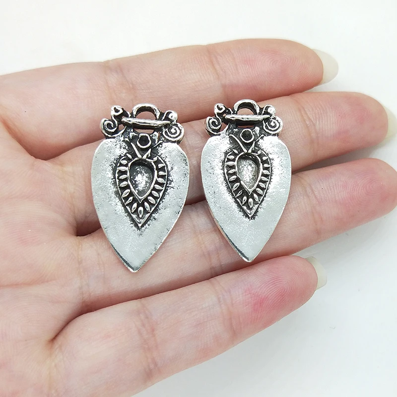 2021 New 10 Pieces 32mm Zinc Alloy  Arrows Shape Charms Pendants DIY Earring Necklaces Bracelets Jewelry Accessories