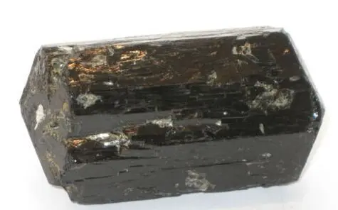 ALL NATURAL BLACK TOURMALINE DOUBLE TERMINATED CRYSTAL POINT REPEL NEGATIVITY