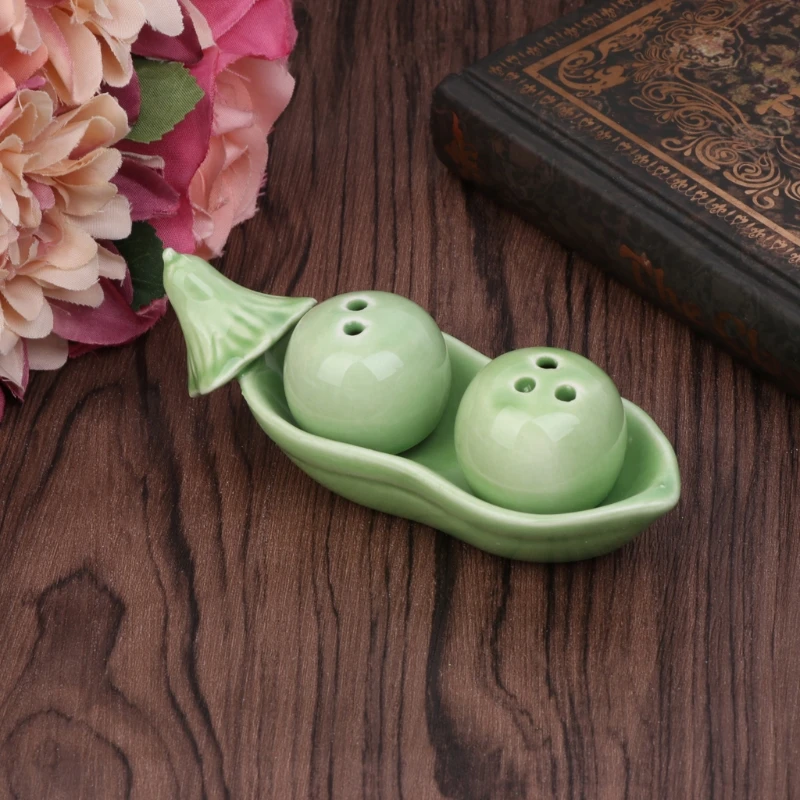 Two Peas Ceramic Salt & Pepper Shaker S 3