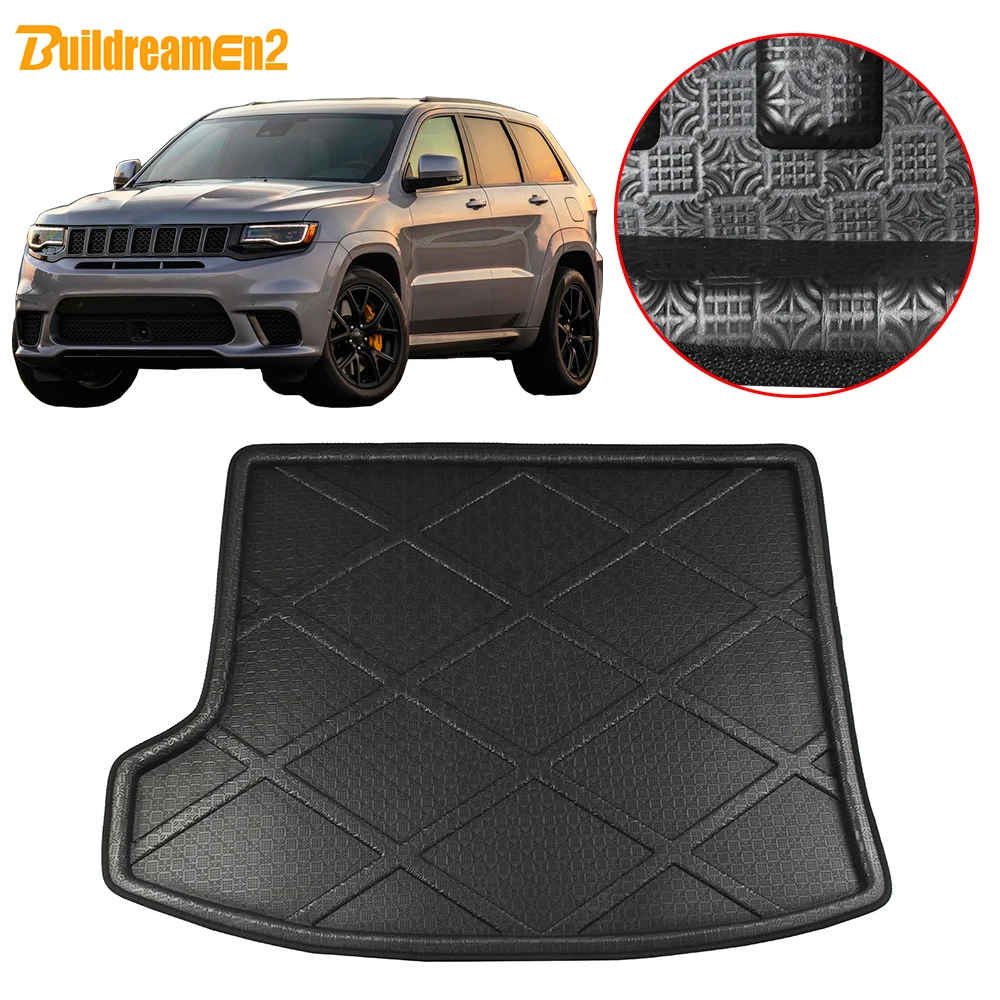 

Buildreamen2 For Jeep Cherokee Car Rear Trunk Boot Liner Cargo Floor Mat Tray Carpet Mat Mud