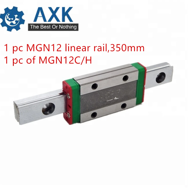 

Linear Carriage Guide For 12mm 350mm Rail Set Mgn12 Cnc 1 Pc Rail,350mm Motion Guideway Bearing Steel Printer Cutter A Axis