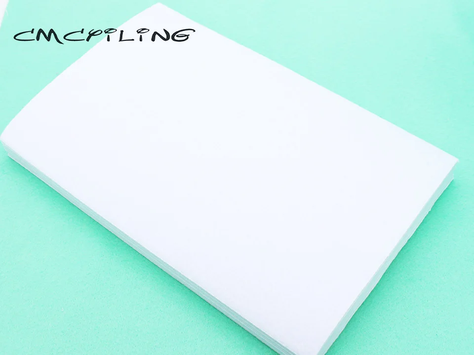 CMCYILING 10 Teile/satz 20*30cm Weißen Filz 1,5 MM Dicke Polyester Tuch Für DIY Nähen Handwerk Sammelalbum Fühlte blatt Stoff – Detail 1