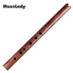 A Vertical Bamboo Flute Indian Clarinet  Flute Redwood Quena Flute in G Key (