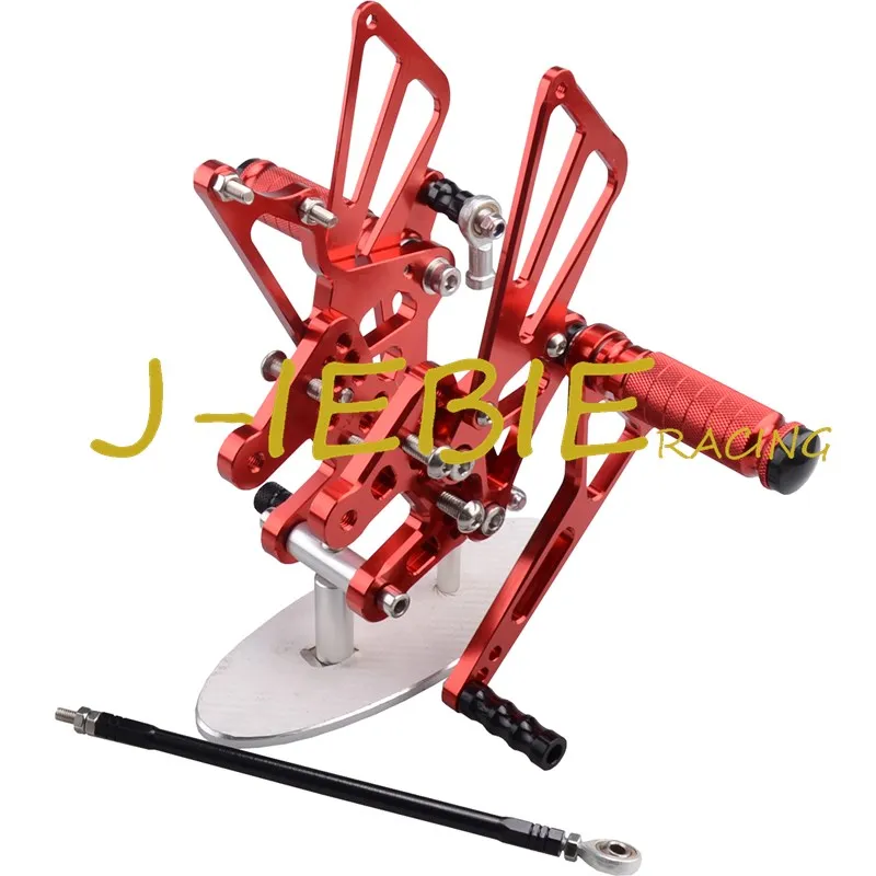 

CNC Racing Rearset Adjustable Rear Sets Foot pegs Fit For Suzuki GSXR1000 GSXR 1000 2007 2008 K7 RED